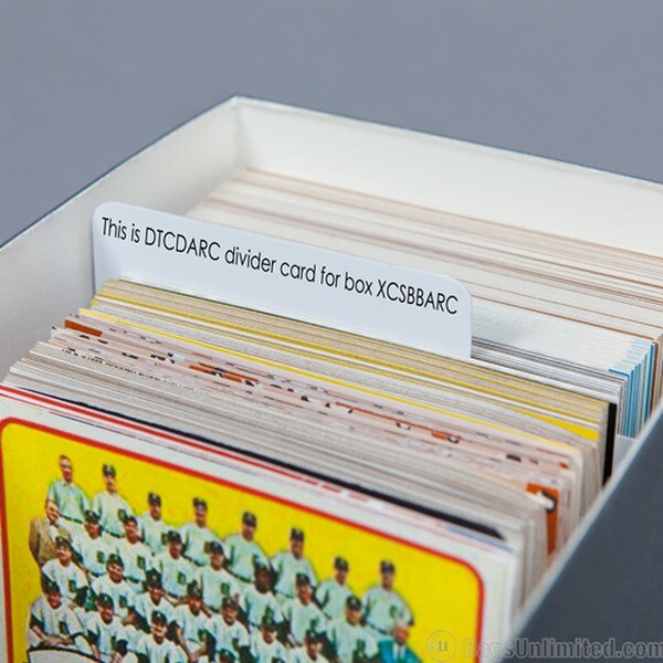 Acid-free Trading Card Box. Holds 7